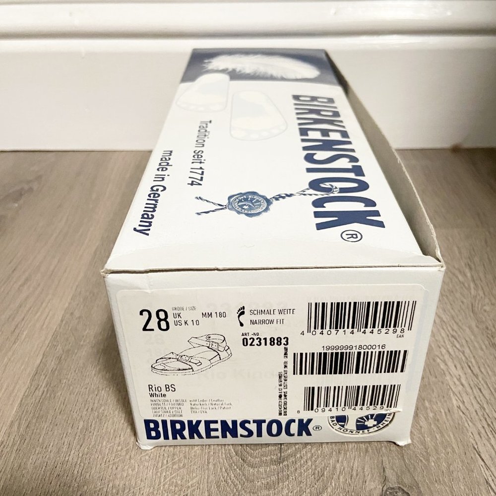 Birkenstock Kids Size 10 Empty Shoe Box Only